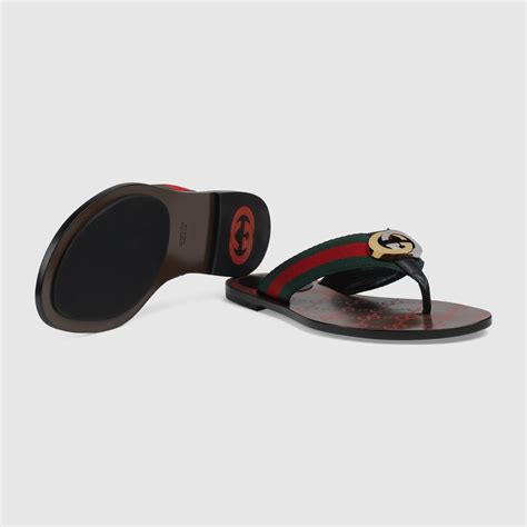 gucci replica thong sandal|gucci unisex sandals.